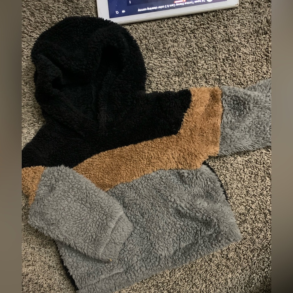 Boy grey and black Sweater